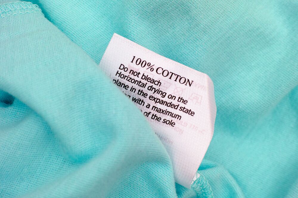 Clothes label.